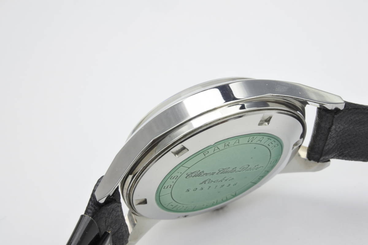 奇跡未使用品箱付 1965年製 CITIZEN シチズン AUTO DATER ROOKIE ADRS