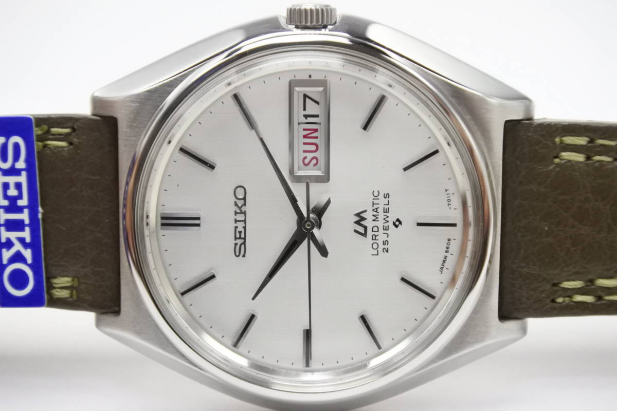 最新作の SEIKOロードマチック 1970年製国産準高級名機 5606-7010 極美