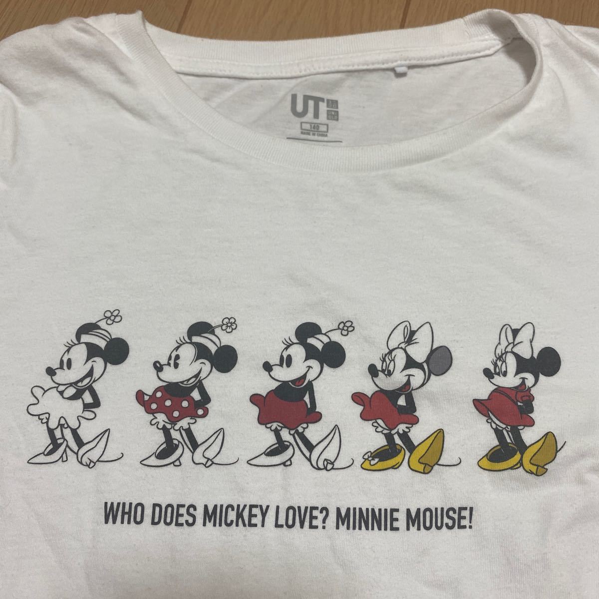 ユニクロ　UT ミニーマウス半袖Tシャツ　140