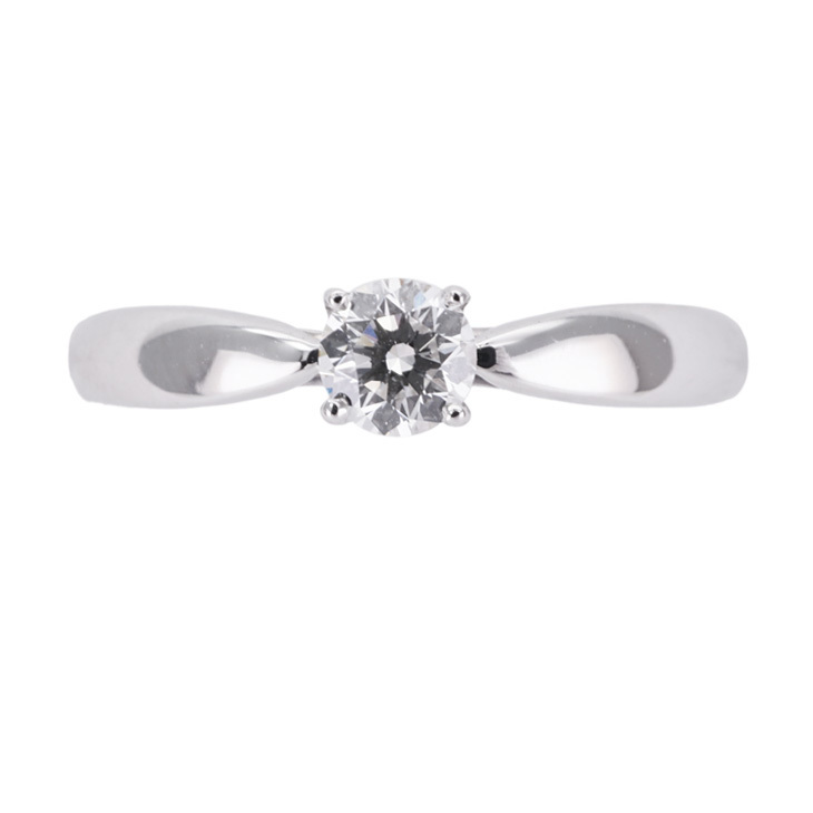 ☆Tiffany&Co.☆ ソリテール ダイヤリング 婚約指輪 D0.22ct www.hojf