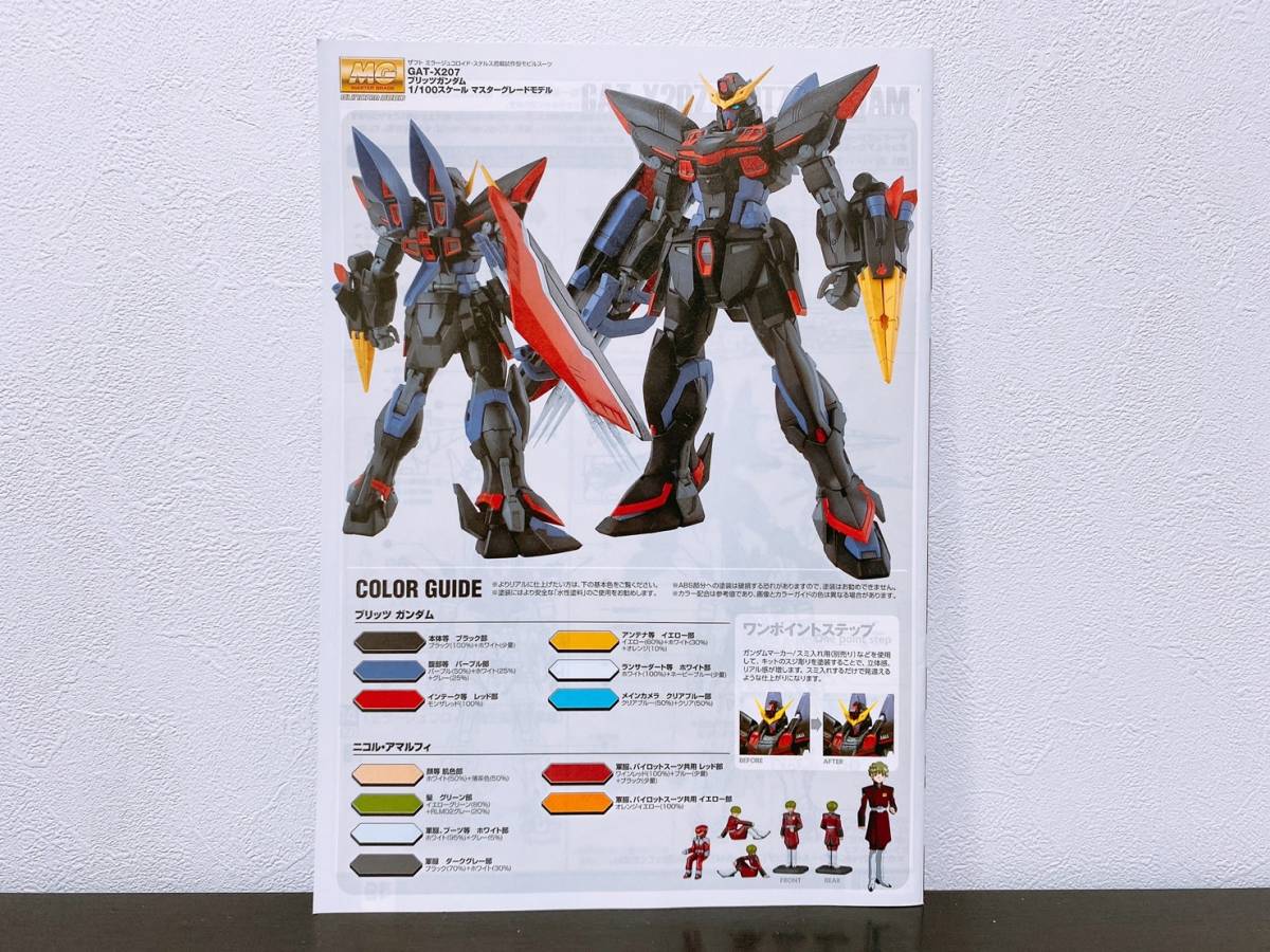 1円スタート！【未組立品】1/100 MG ブリッツガンダム 機動戦士