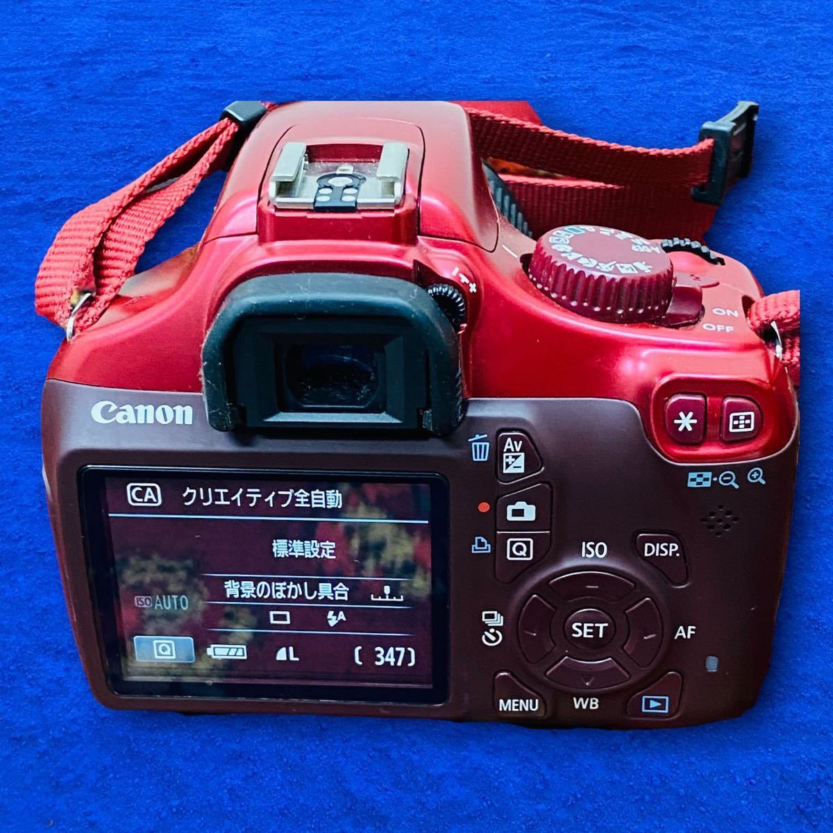 Canon キャノン EOS kiss X50 レンズキット ボディ レンズ EF-S 18-55mm 1:3.5-5.6 IS Ⅱ 中古_画像2