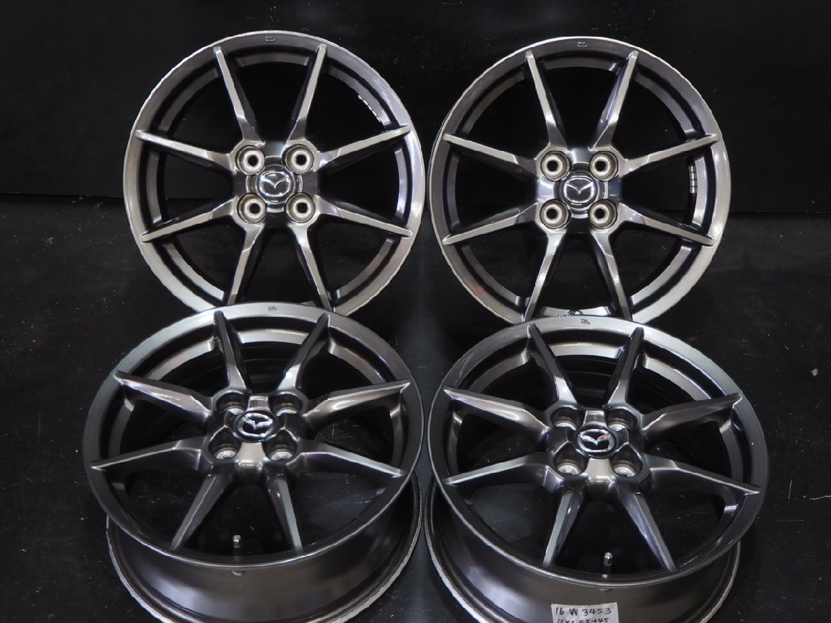 流用に!【 16×6.5J +45 100 4H 4本 】マツダ NDロードスター純正 流用に!【 16×6.5J +45 100 4H 4本 】マツダ NDロードスター純正