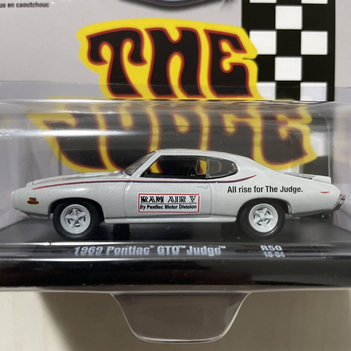 ★M2 Machines★ 1968 Pontiac GTO Judge ポンティアック GTO The Judge アメ車 マシーン ホットウィール Greenlight ミニカー_画像2