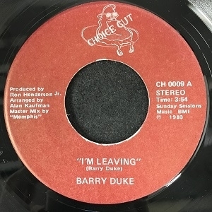 HMV渋谷】BARRY DUKE/GOTTA FIND A WAY /I´M LEAVING(CH0009)-