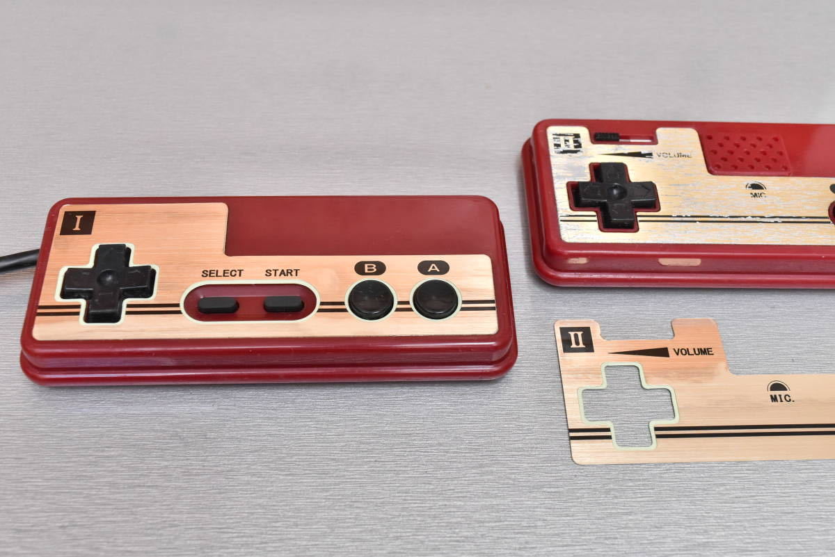 新品 ファミコン コントローラー用ラベル メタリック調ver2 新品 ファミコン コントローラー用ラベル メタリック調ver2