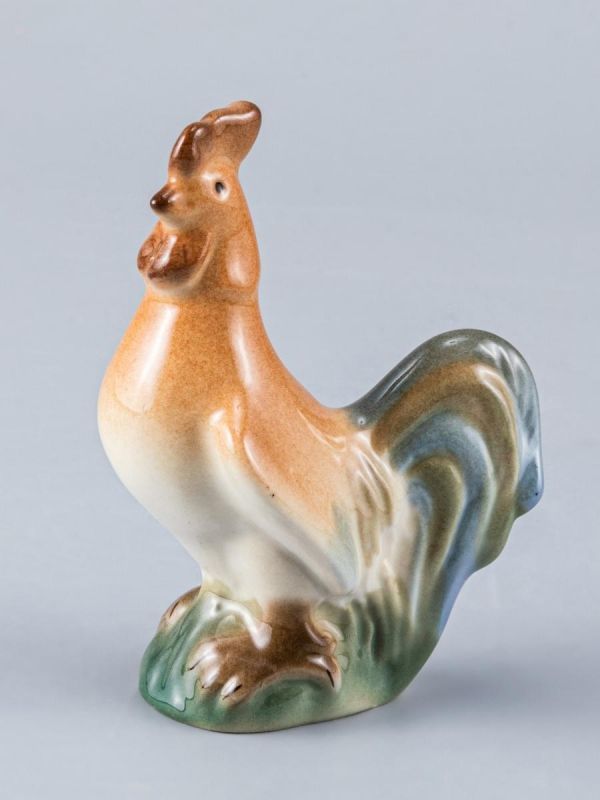[ Russia. name .][#IPM0161](0)*[ free shipping ] imperial * Poe se Len figyu Lynn [ male chicken ] ceramics made ( height 9.). style. exist present 