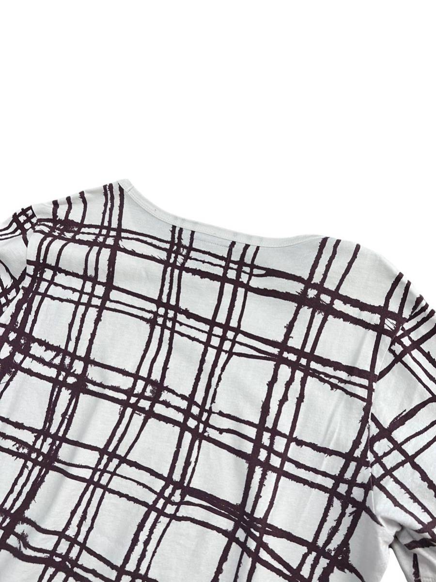 【Vivienne Westwood】ハンドペイントチェックプリント　Tシャツ　ヴィヴィアン　ウエストウッド　レアデザイン　古着　ロング　ワンピース