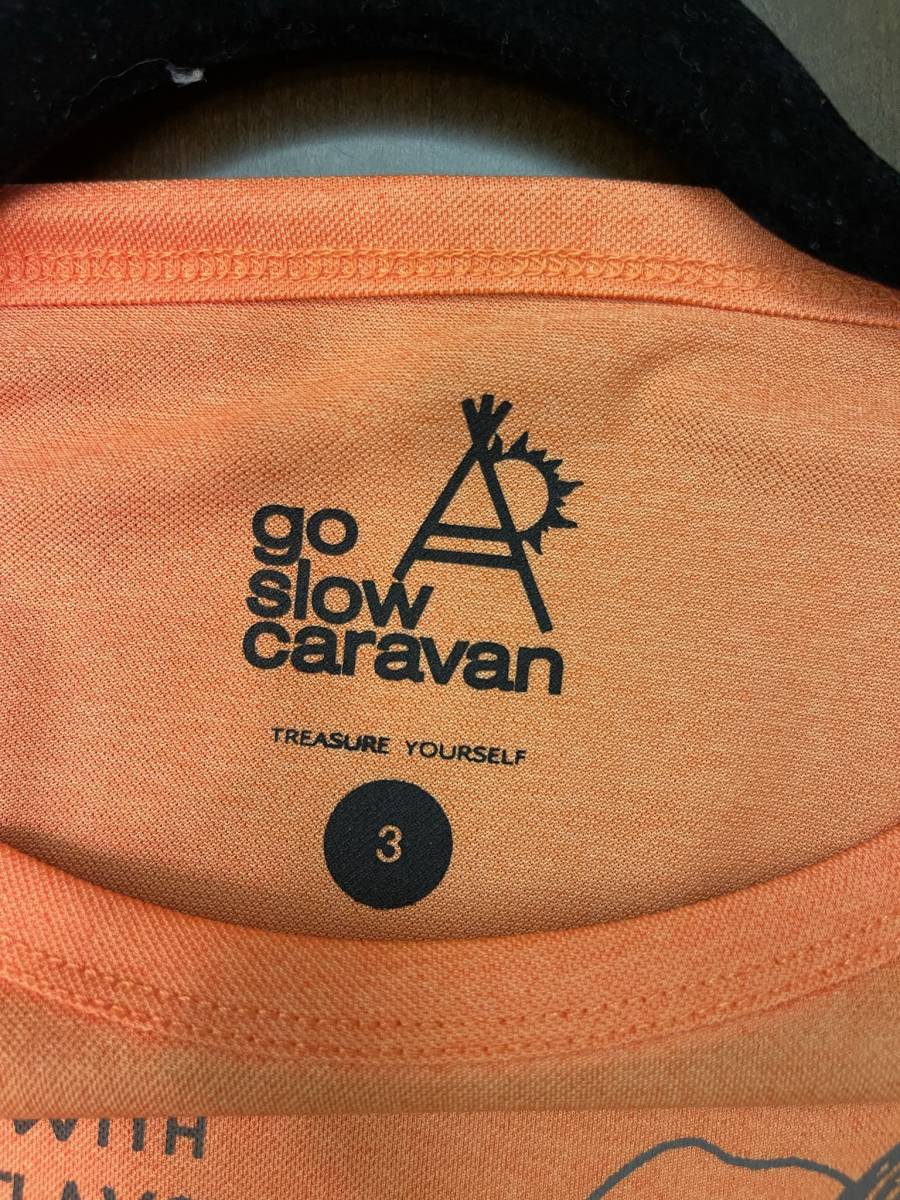 値下げ交渉承ります go slow caravan ゴースローキャラバン TEE 3 フィットネス フィッシング アウトドア 半袖 Tシャツ 吸汗速乾　381266_画像4