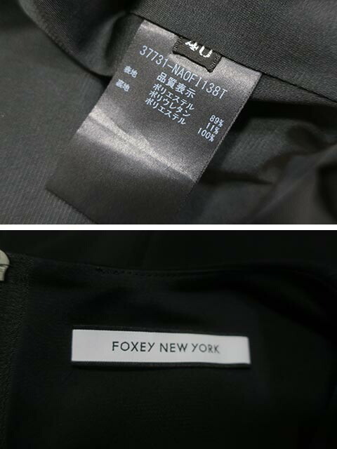 FOXEY NEW YORK フォクシーニューヨーク ワンピース レディース 半袖 ドレスワンピース サイズ38 送料無料