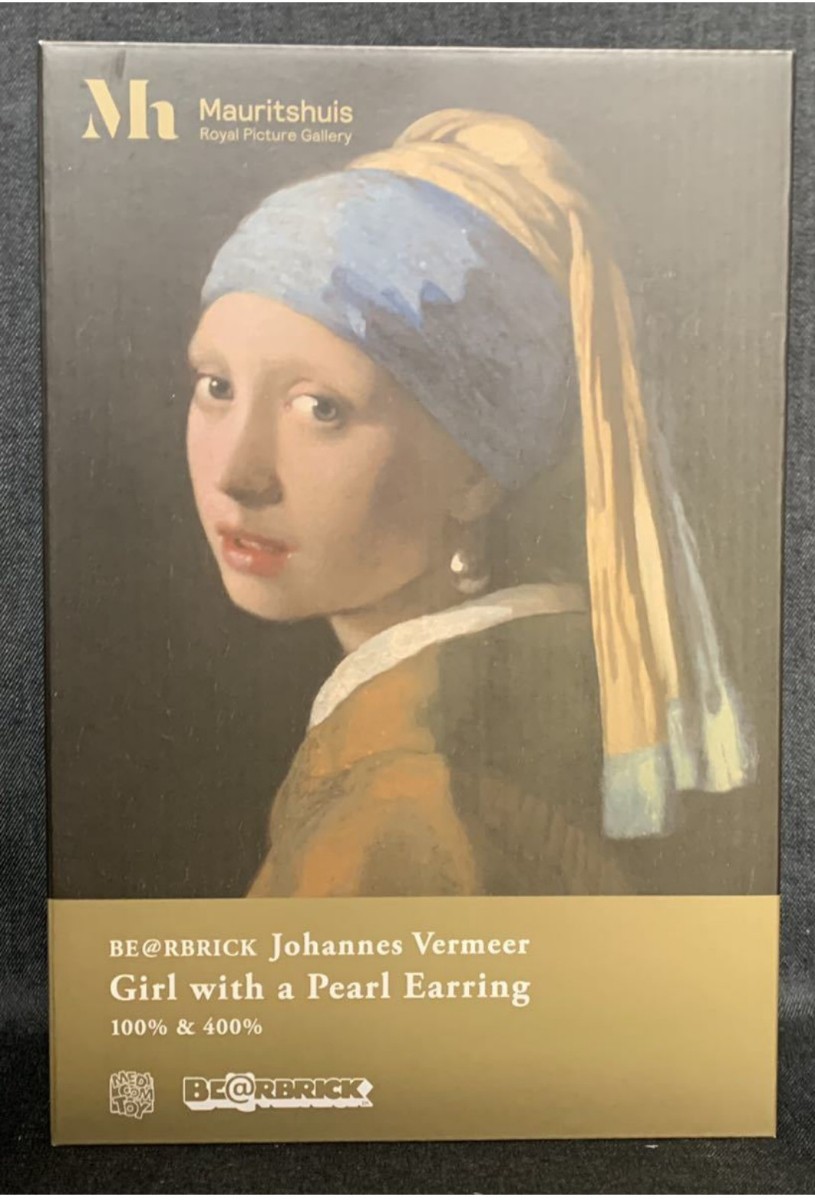 BE@RBRICK Johannes Vermeer 100% & 400%ベアブリック 真珠の耳飾り