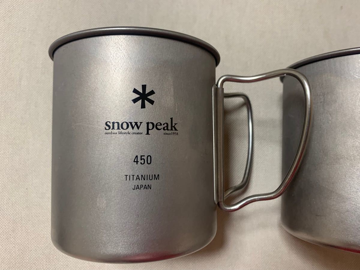 snow peak スノーピーク チタンシングルマグ　450 MG-143