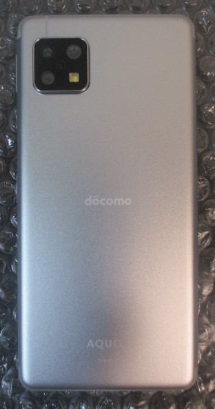 ∮ 12mokNTT docomo AQUOS sense4 DoCoMo Aquos silver SH-41A smartphone mobile sample mock-up mok objet d'art kto