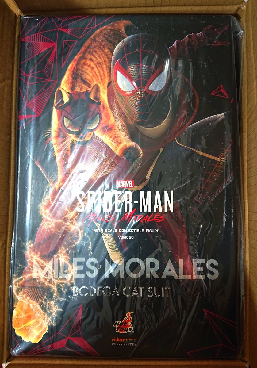 ホットトイズ マイルス・モラレス/スパイダーマン 売店の看板猫スーツ