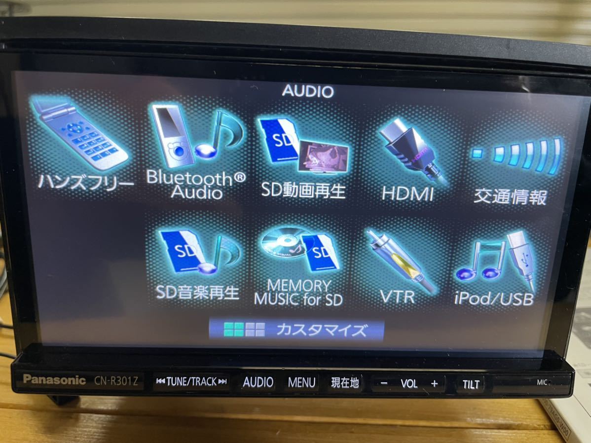 カーナビ Panasonic CN-R301ZA Yahoo!オークション - スズキ純正 CN-R301Z メモリーナビ