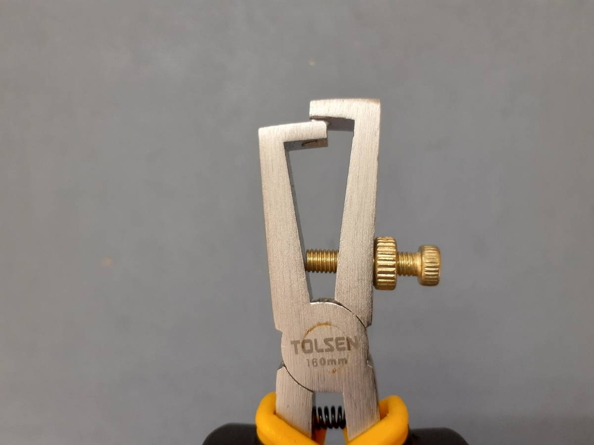  клещи для снятия изоляции плоскогубцы TOLSEN 10013