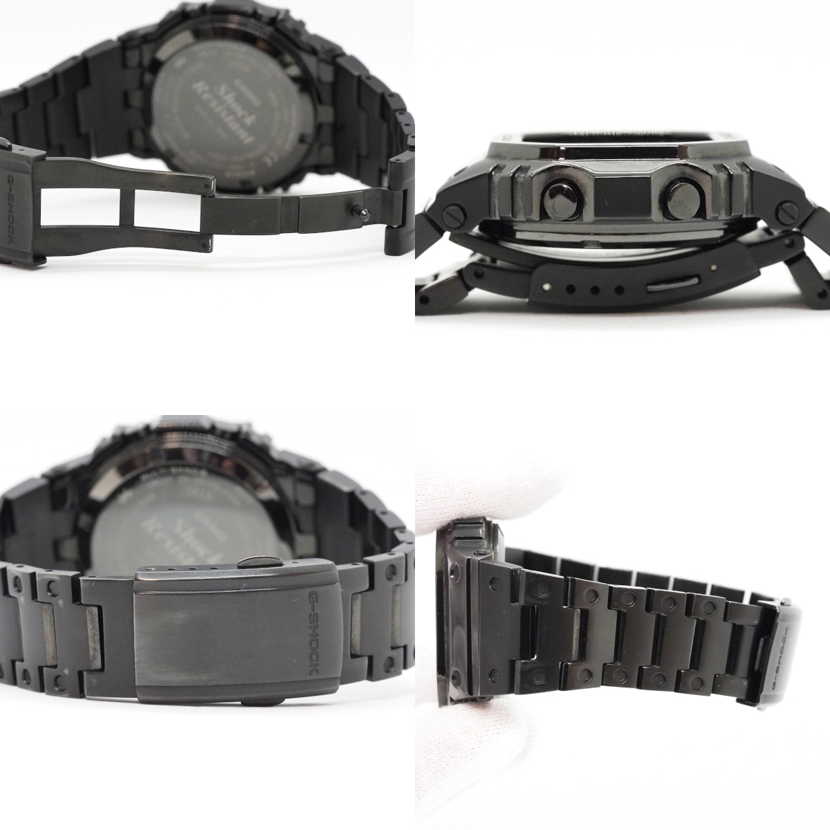 CASIO/カシオ G-SHOCK Gショック ブラック フルメタル 電波 タフ