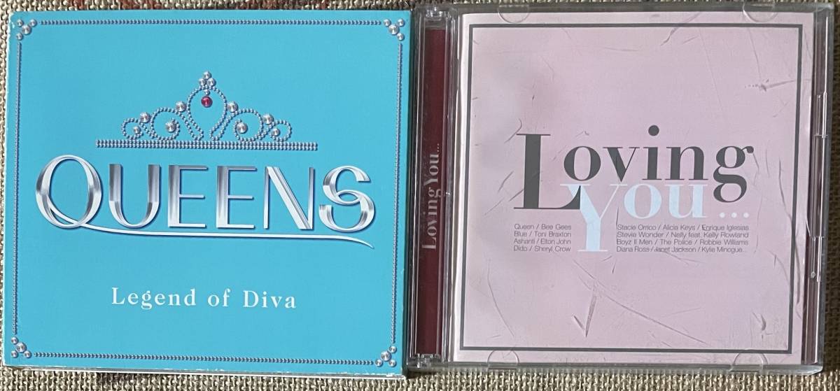 -送料無料- オムニバス (２枚組×２) QUEENS -Legend of Diva- Loving You... ラヴ・ソング・コンピの決定盤_画像1