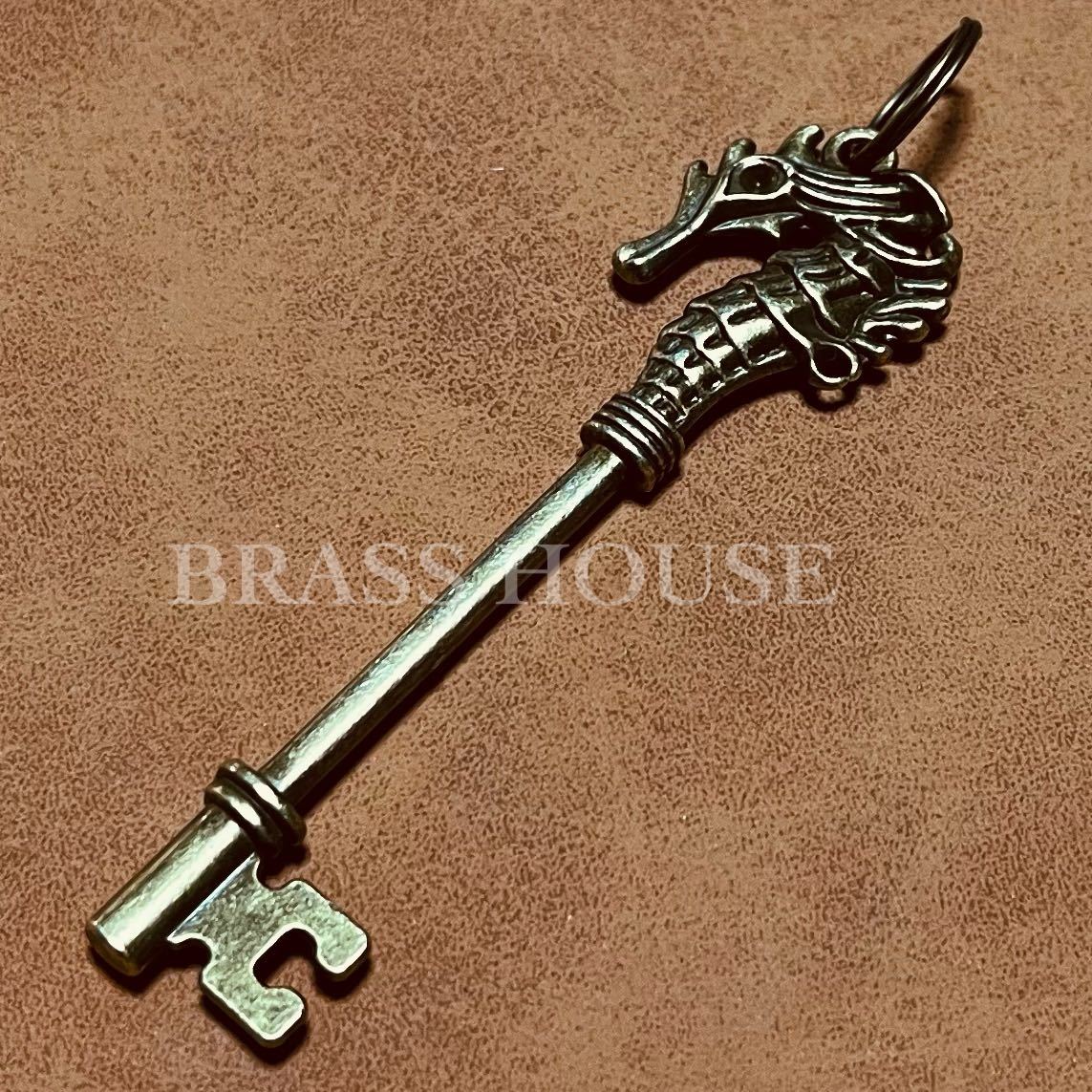 G2si- hose seahorse antique key key key holder better fortune .. thing Vintage key ring real accessory Gold 