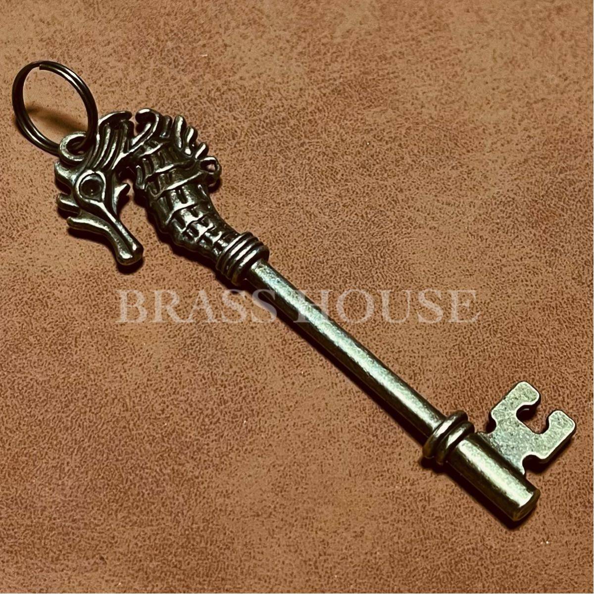 G2si- hose seahorse antique key key key holder better fortune .. thing Vintage key ring real accessory Gold 