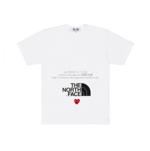 □激レア□プレイ コムデギャルソン×ザ ノースフェイス限定Tシャツ