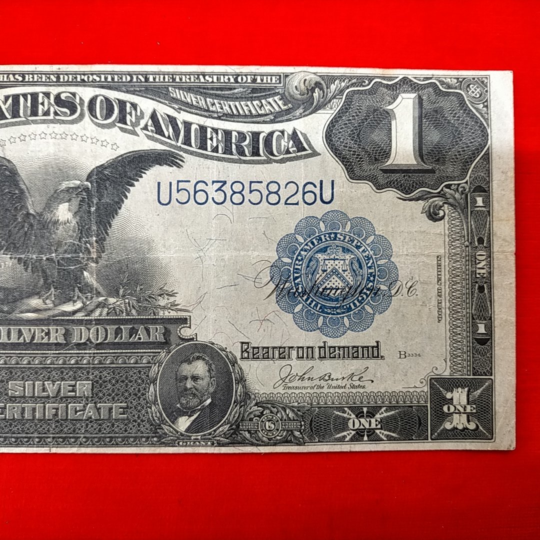 ★送料無料 アメリカ 1899年 1ドル紙幣 1枚★_画像4