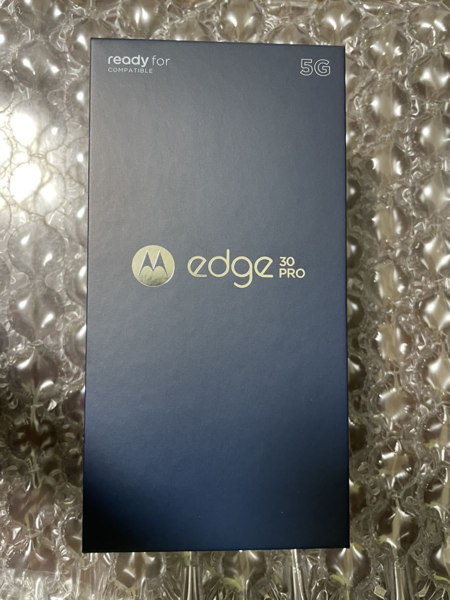 【新品未開封・日本国内正規品】 motorola edge 30 Pro コスモブルー PASS0022JP モトローラ 12GB+256GB_画像1