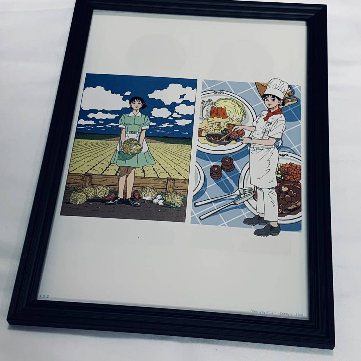 江口寿史 イラスト 美少女 イラスト Denny'sメニュー デニーズ 江口寿史 イラスト 美少女 イラスト Denny'sメニュー デニーズ