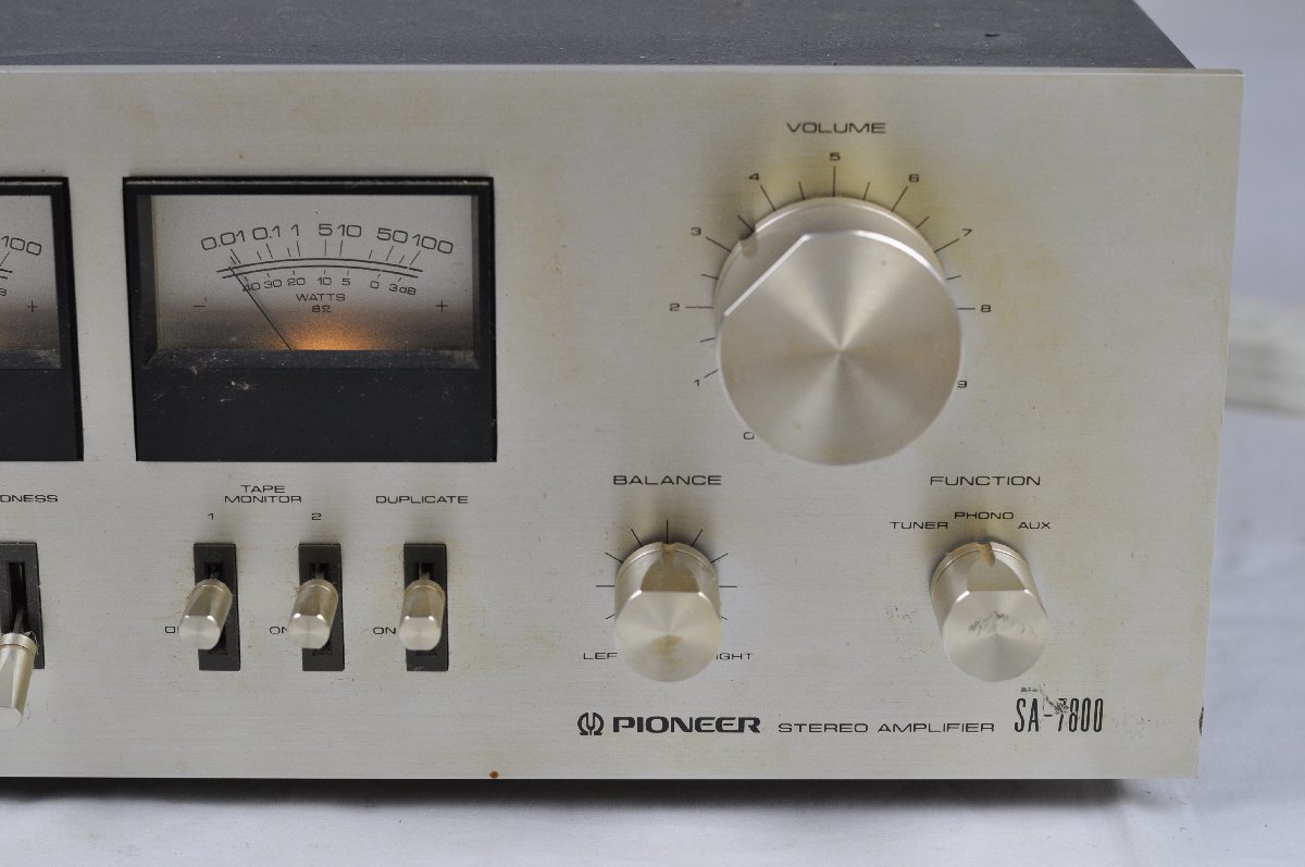 R0106] 現状品 Pioneer (パイオニア) SA-7800 プリメインアンプ
