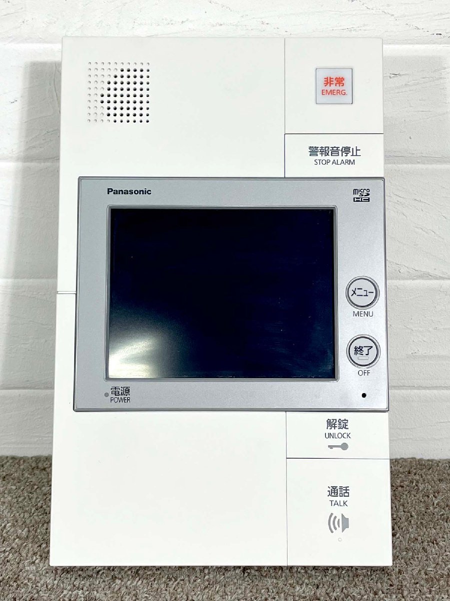 AR8235_Yy◆モデルR展示設置品◆Panasonic◆VGDB18543W◆インターホン◆W150 H240 D60_画像1