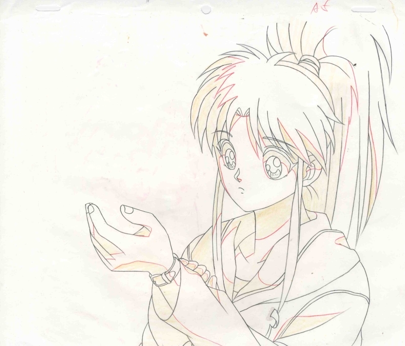 幽遊白書』ぼたんのセル画です。動画付き。 幽遊白書』ぼたんのセル画です。動画付き。