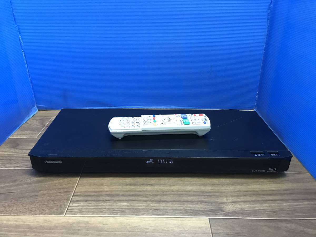 パナソニック DMR-BRS500 HDD/BDレコーダー 純正リモコン付　中古品B-4506