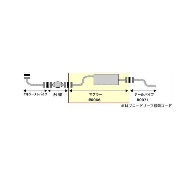 新品マフラー■オプティ 800系 4WD 純正同等/車検対応055-155_画像2