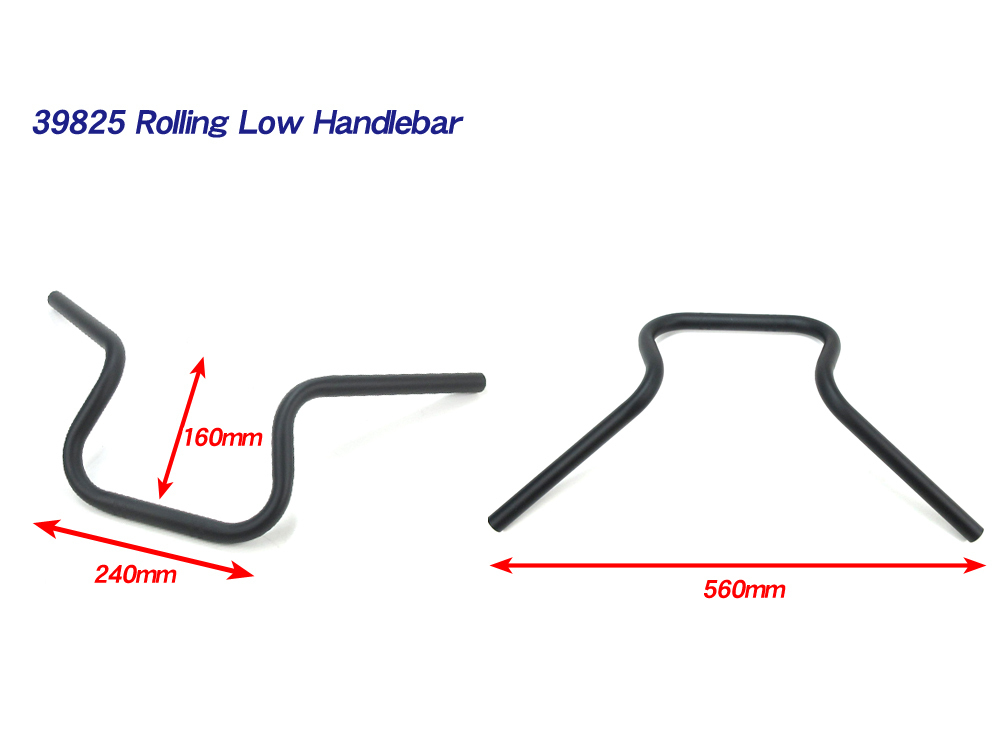 新品 ローリングしぼり マッドブラック ◆ ローリングハン ハンドル CBX400F CBR400F Z400FX Z250FT GS400 GSX250 RZ250 KH250 GX250 CB400_画像7