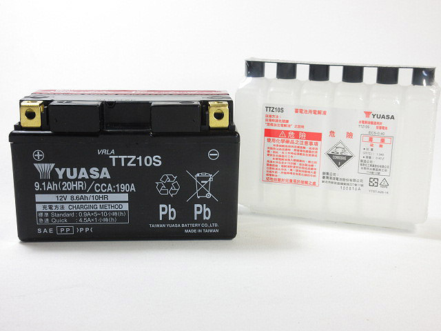 ヤフオク! - 台湾ユアサバッテリー YUASA TTZ10S YTZ10S VTZ1...