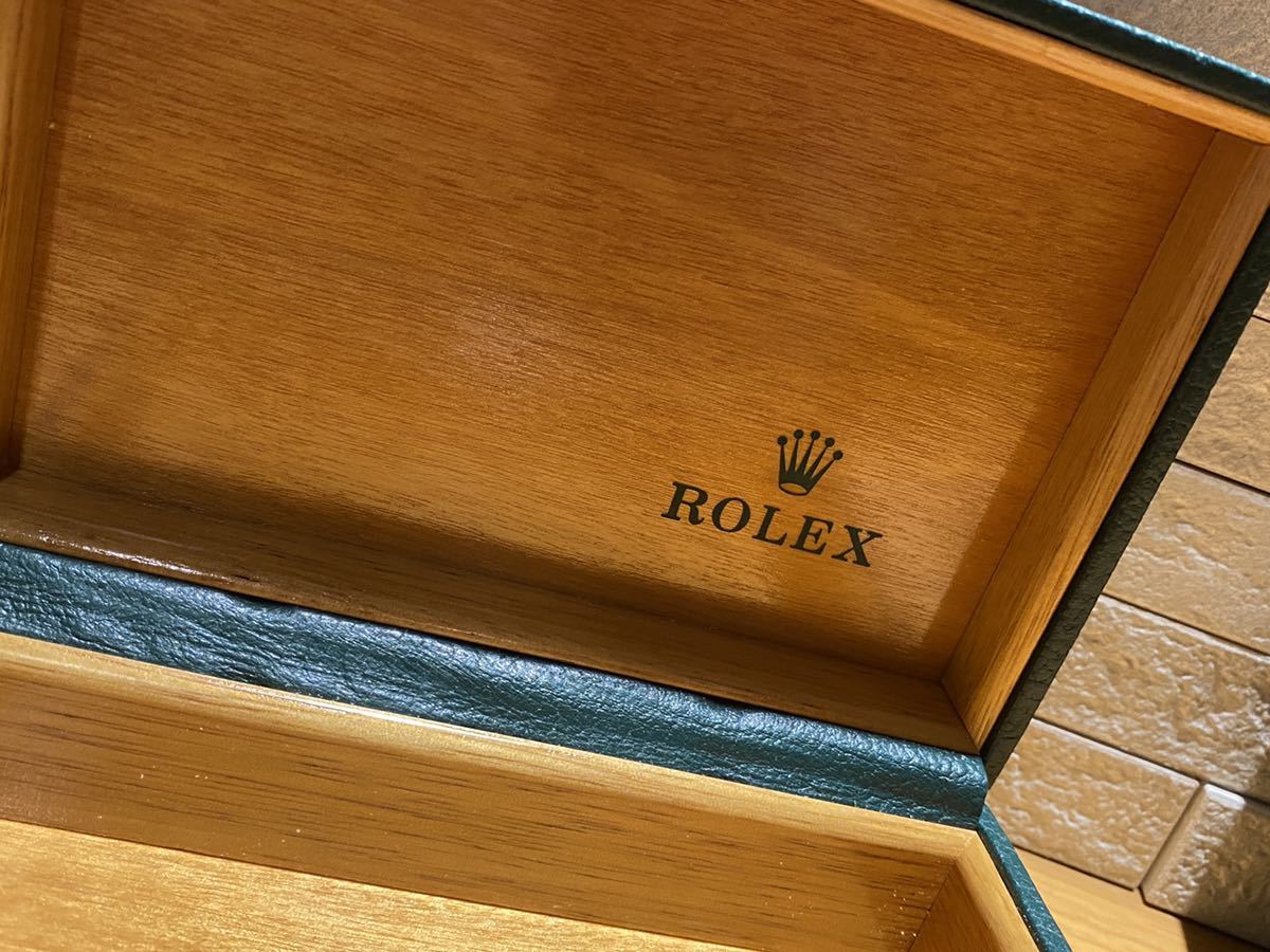 当時物 ROLEX ロレックス 純正 空箱 ボックス ケース 68.00.55 680055 付属品 コマ 時計ケース ヴィンテージ アンティーク小物入れに_画像5