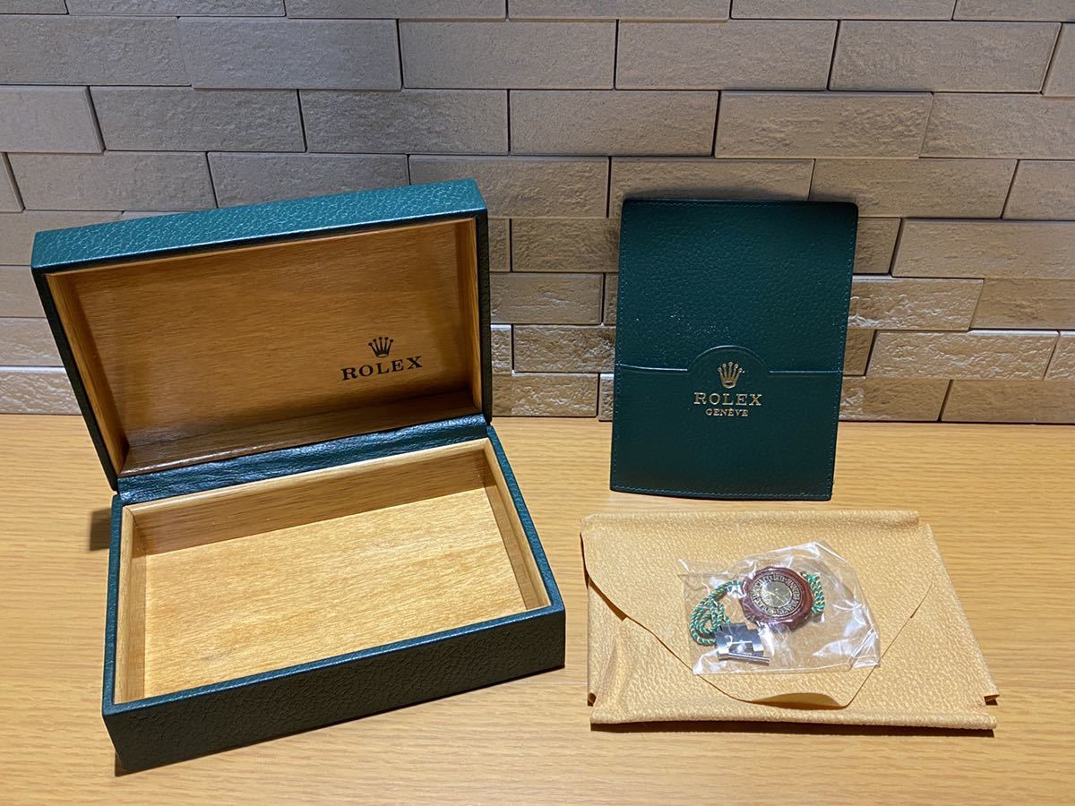 当時物 ROLEX ロレックス 純正 空箱 ボックス ケース 68.00.55 680055 付属品 コマ 時計ケース ヴィンテージ アンティーク小物入れに_画像1