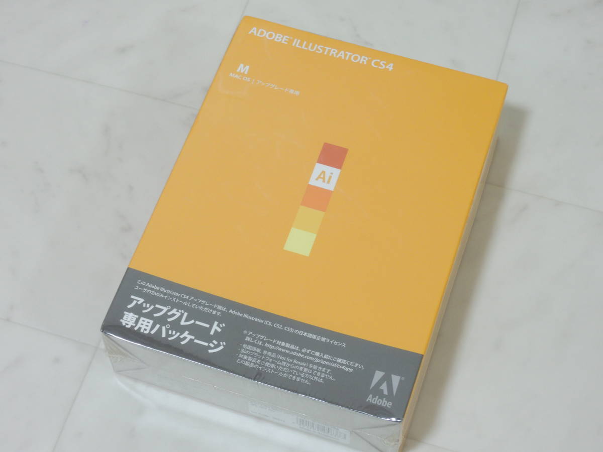 訳あり】 A-02599○Adobe Illustrator 日本語版 Mac CS4 ペイント