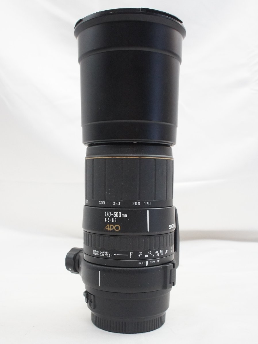 シグマ SIGMA 170-500 5-6.3 APO キヤノン用 超望遠ズーム - レンズ