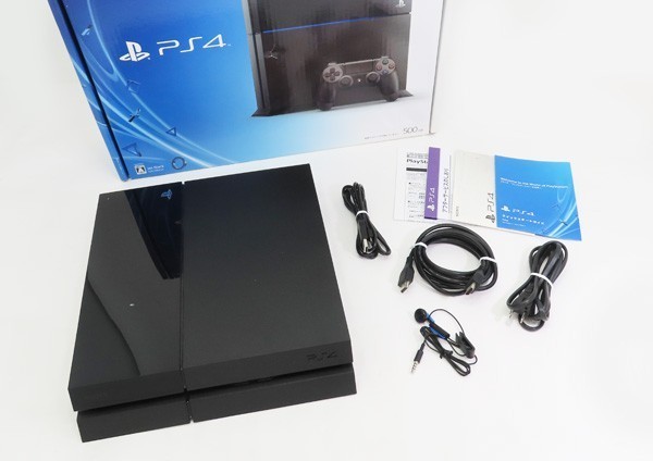 ♪○【SONY ソニー】PS4本体 500GB CUH-1100A ジェット・ブラック www