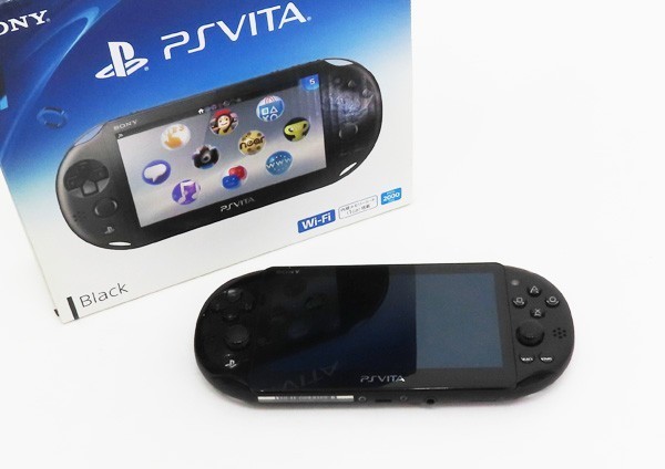 ○【SONY ソニー】PS Vita Wi-Fiモデル + メモリーカード32GB PCH-2000