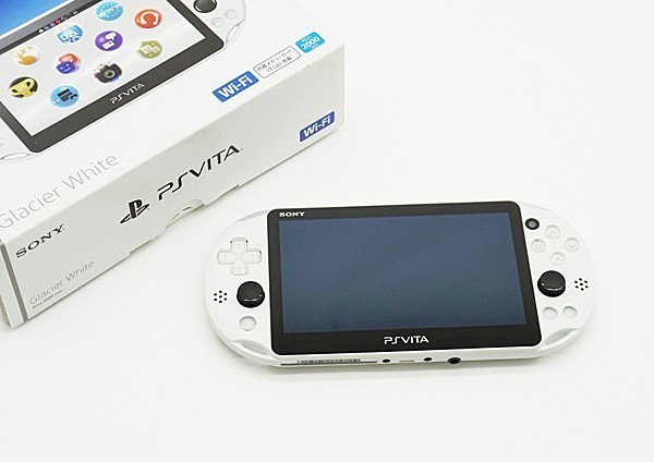 ◇【SONY ソニー】PS Vita Wi-Fiモデル PCH-2000 グレイシャーホワイト