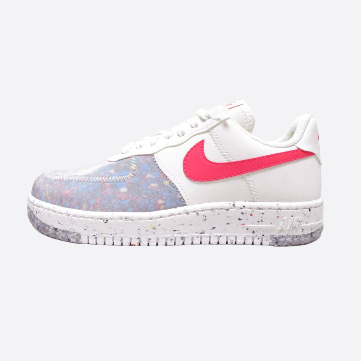 ★SALE★NIKE/ナイキ★W Air Force 1 CRATER/エアフォース１クレーター (Summit White/Siren Red/7/24cm)