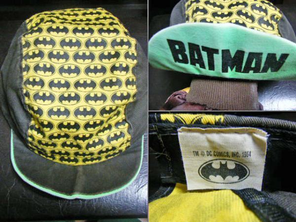 ★サイズ ５８位 大き目 サイズ インスタ人気 当時物 古着 激レア！ＢＡＴＭＡＮ バットマン キャップ ＣＡＰ ビンテージ ＶＩＮＴＡＧＥ_★マジでポップでカッコイイです