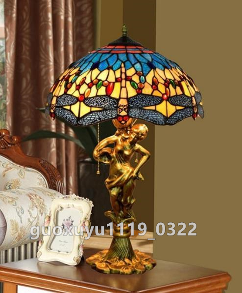  ultimate beautiful goods [ stain do lamp stained glass antique floral print ] retro atmosphere . stylish * Vintage Tiffany lighting furniture 