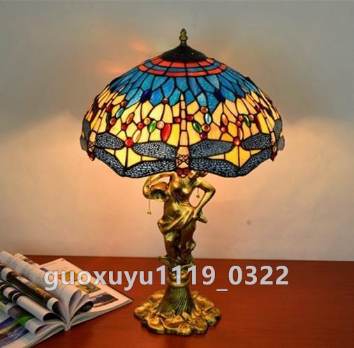  ultimate beautiful goods [ stain do lamp stained glass antique floral print ] retro atmosphere . stylish * Vintage Tiffany lighting furniture 