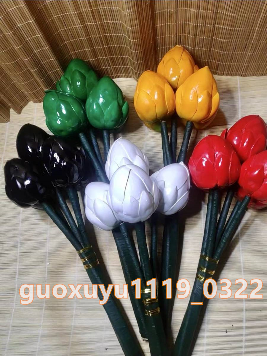 密教法具 寺院用仏具」新作 常花 極彩色 5点セット 真言宗 天台宗 ...