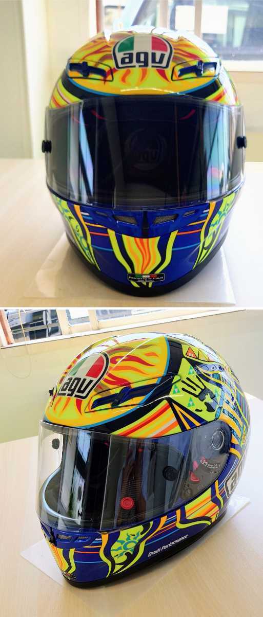 公認ストア AGV GPTECHロッシムジェロ09限定ヘルメット hipomoto.com