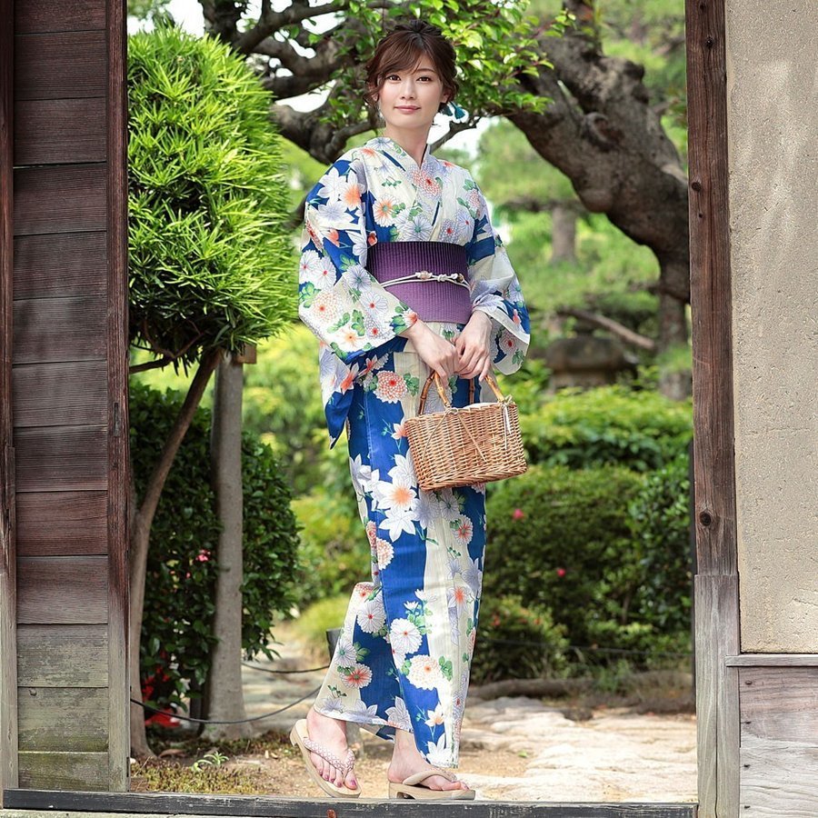 65%OFF!】 高級綿変わり織り 濃紺花火の古典上品浴衣 大人ゆかた 新品