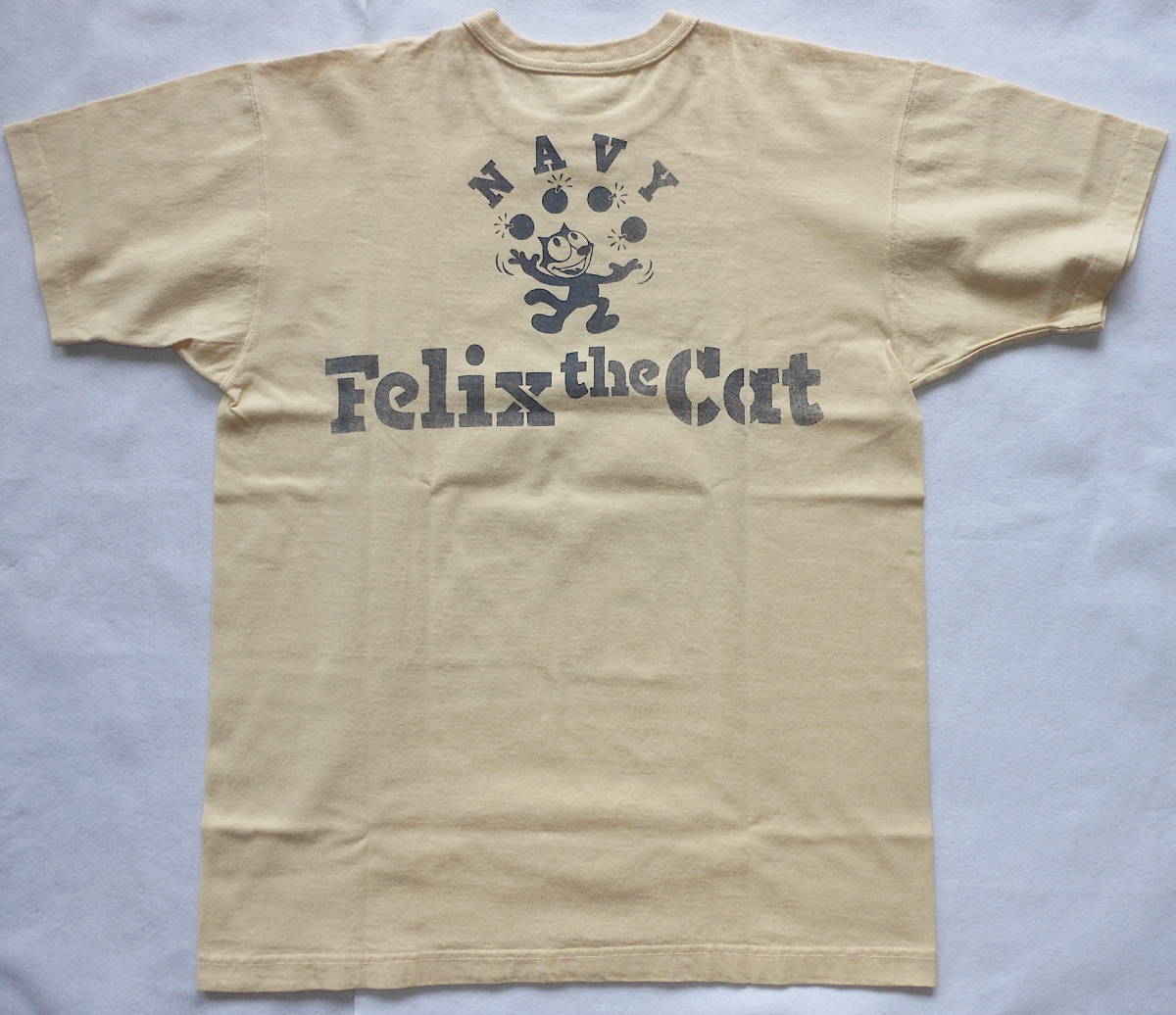 新品★トイズマッコイ TOYS McCOY ミリタリーTシャツ FELIX THE CAT 「CAN-DO ! 」Mサイズ 定価：8.580円_画像6